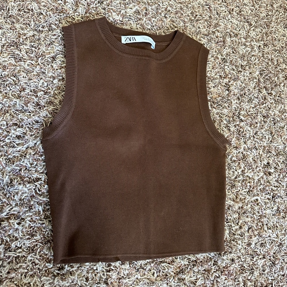 Zara knit tank